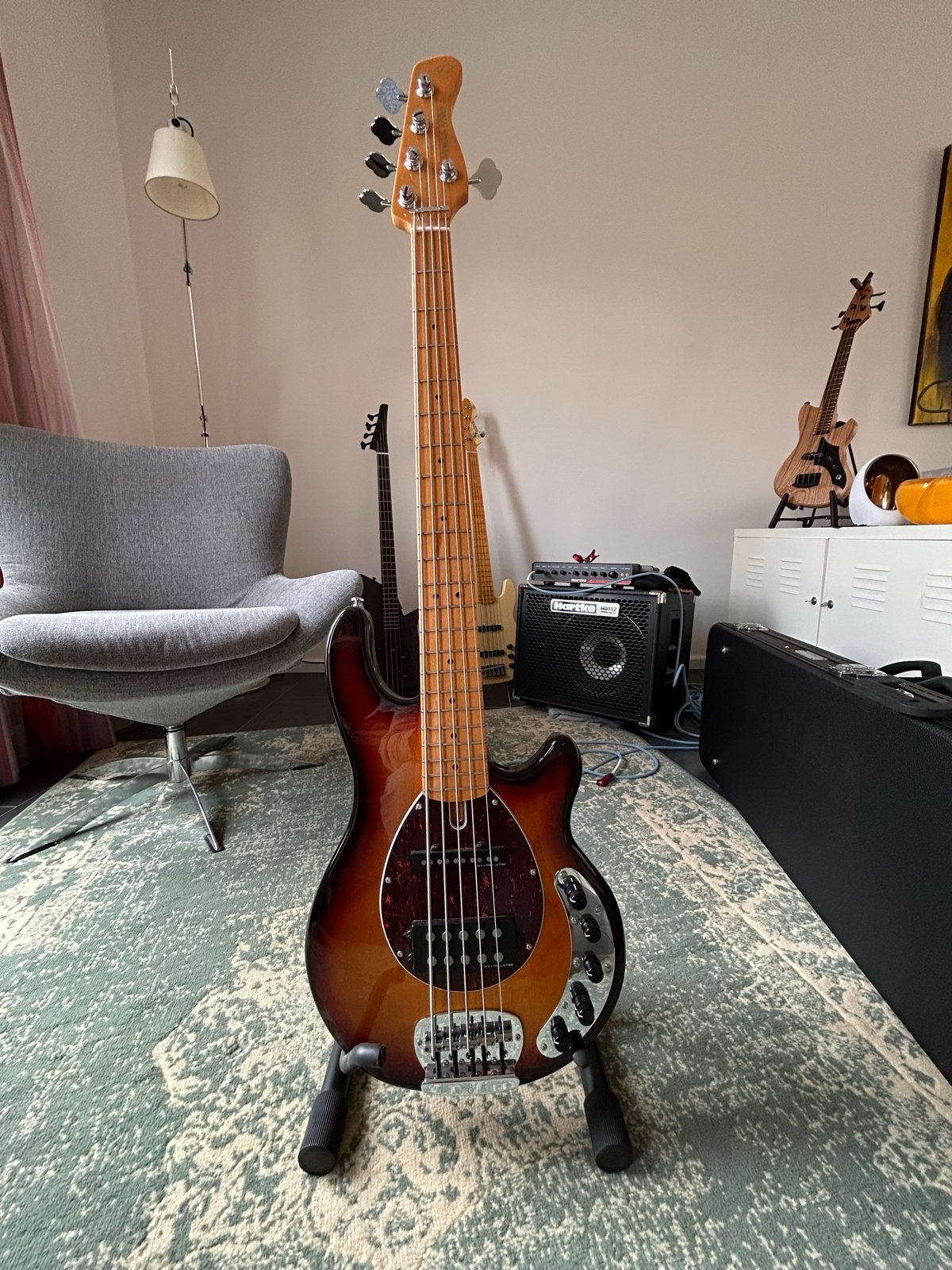 Sire Z7 Marcus Miller 5-snarige basgitaar - Tobacco Sunburst, Ophalen, Zo goed als nieuw, Elektrisch, 5-snarig