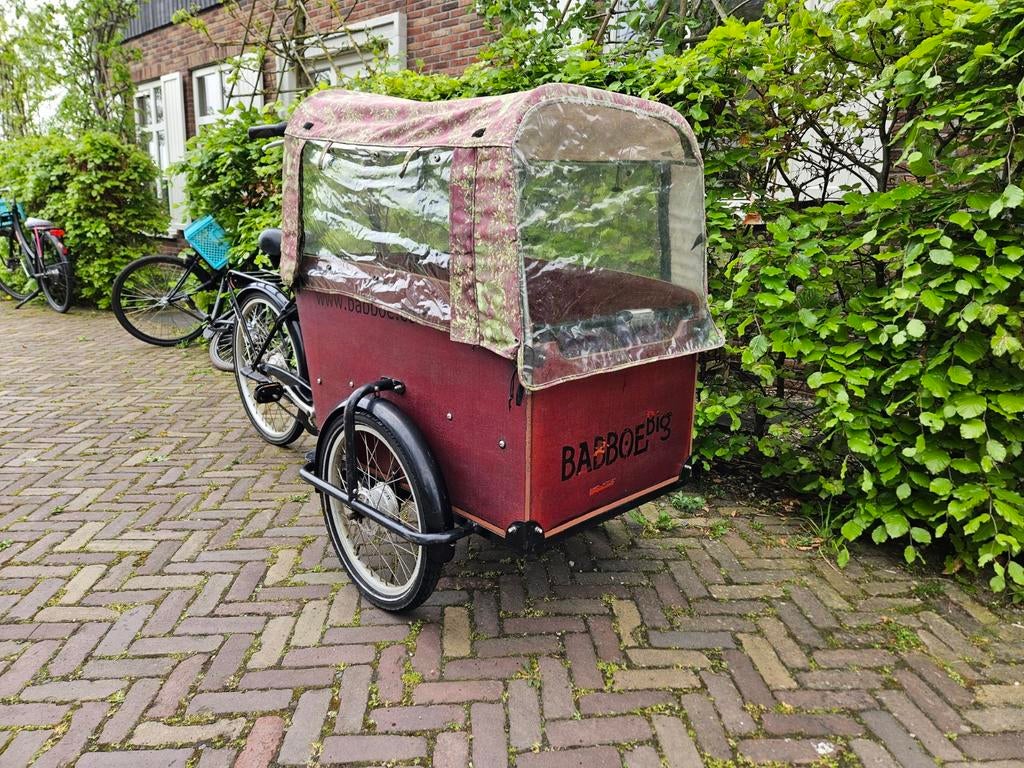 Bamboe Big met huif - niet-elektrisch, 4 kinderen of meer, Gebruikt, Huif, Trommelrem