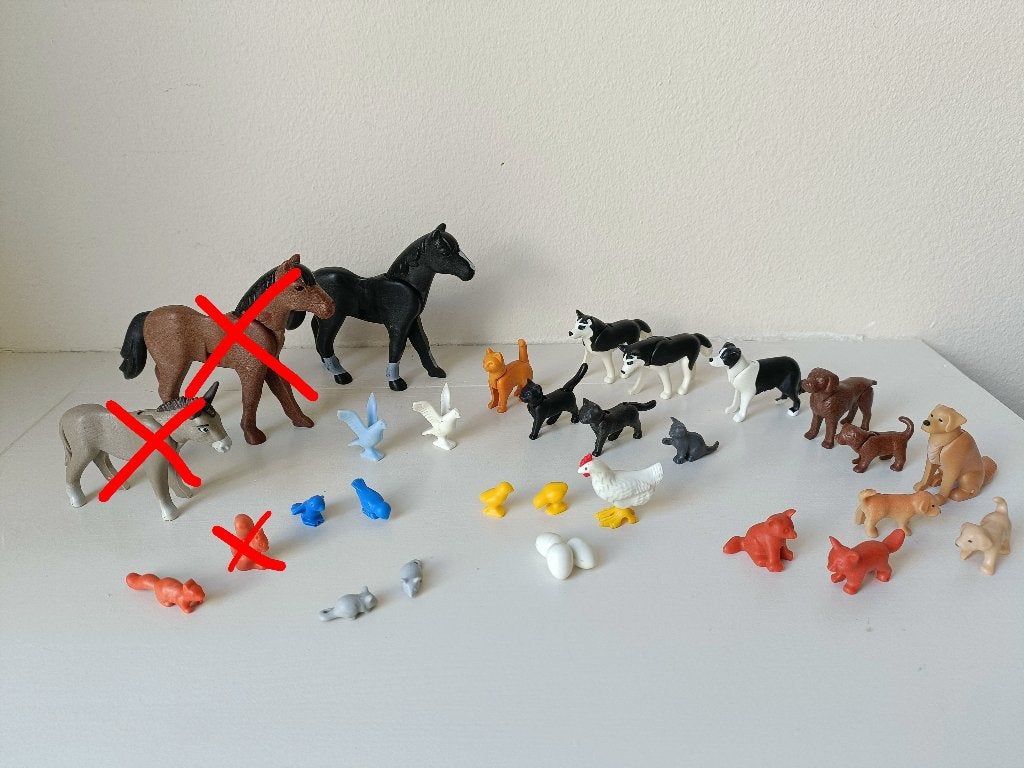 playmobil verschillende dieren (boerderij) per stuk, Gebruikt, Losse onderdelen, Ophalen of Verzenden, Country