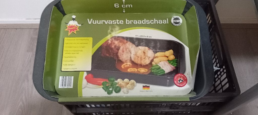 Braadschaal voor in de oven, Huis en Inrichting, Keuken | Potten en Pannen, Ophalen, Nieuw, Overige materialen, Braadpan