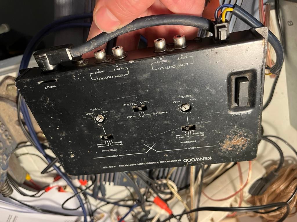 Kenwood kec-101 actief scheidingsfilter, Auto diversen, Autoradio's, Ophalen of Verzenden, Gebruikt