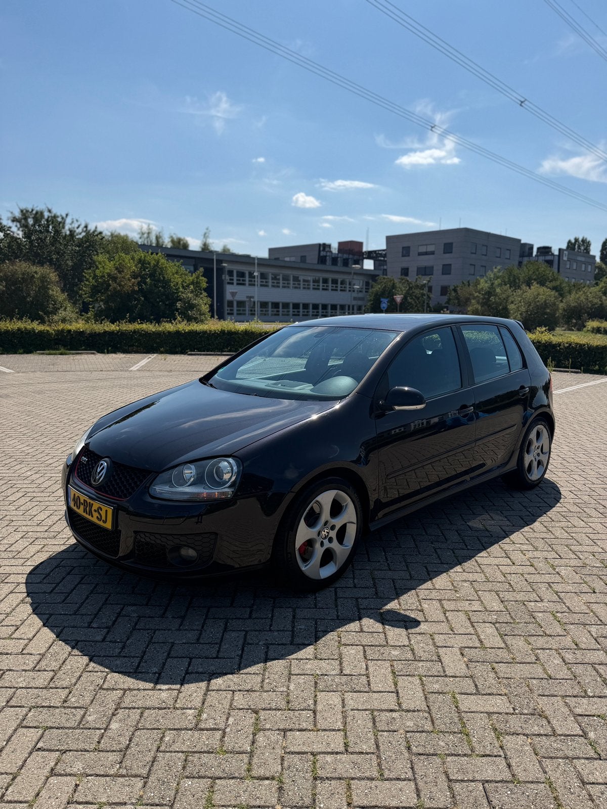 Volkswagen Golf 2.0 GTI DSG/NAP/XENON/NL ORGINEEL, Auto's, 4 cilinders, 1984 cc, Alcantara, Zwart