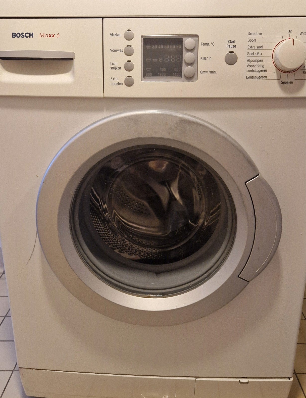 Bosch Maxx 6 wasmachine - deurrubber moet vervangen