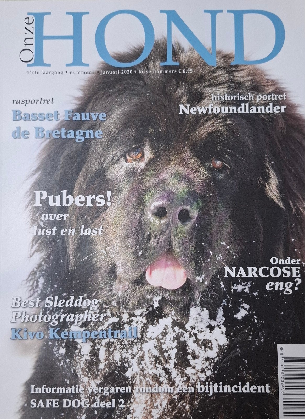 Onze Hond 2020 nr 1 - Basset Fauve de Bretagne, Ophalen of Verzenden