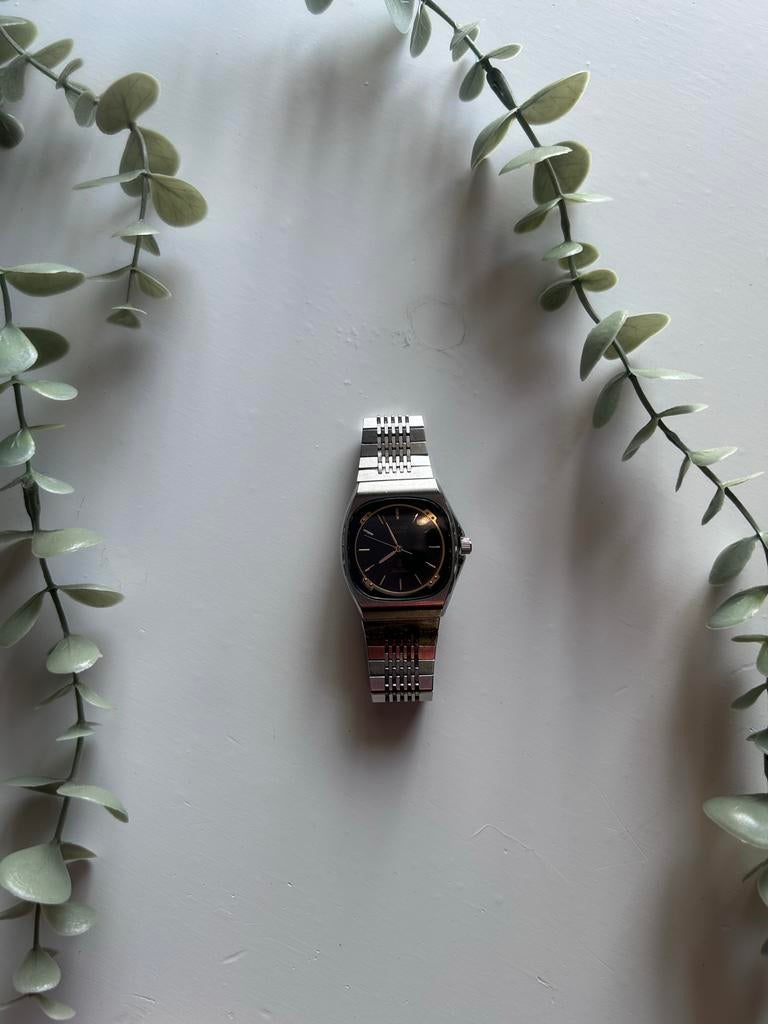 Vintage Seiko Quartz SilverWave 1970/1979, Seiko, Staal, Polshorloge, 1960 of later