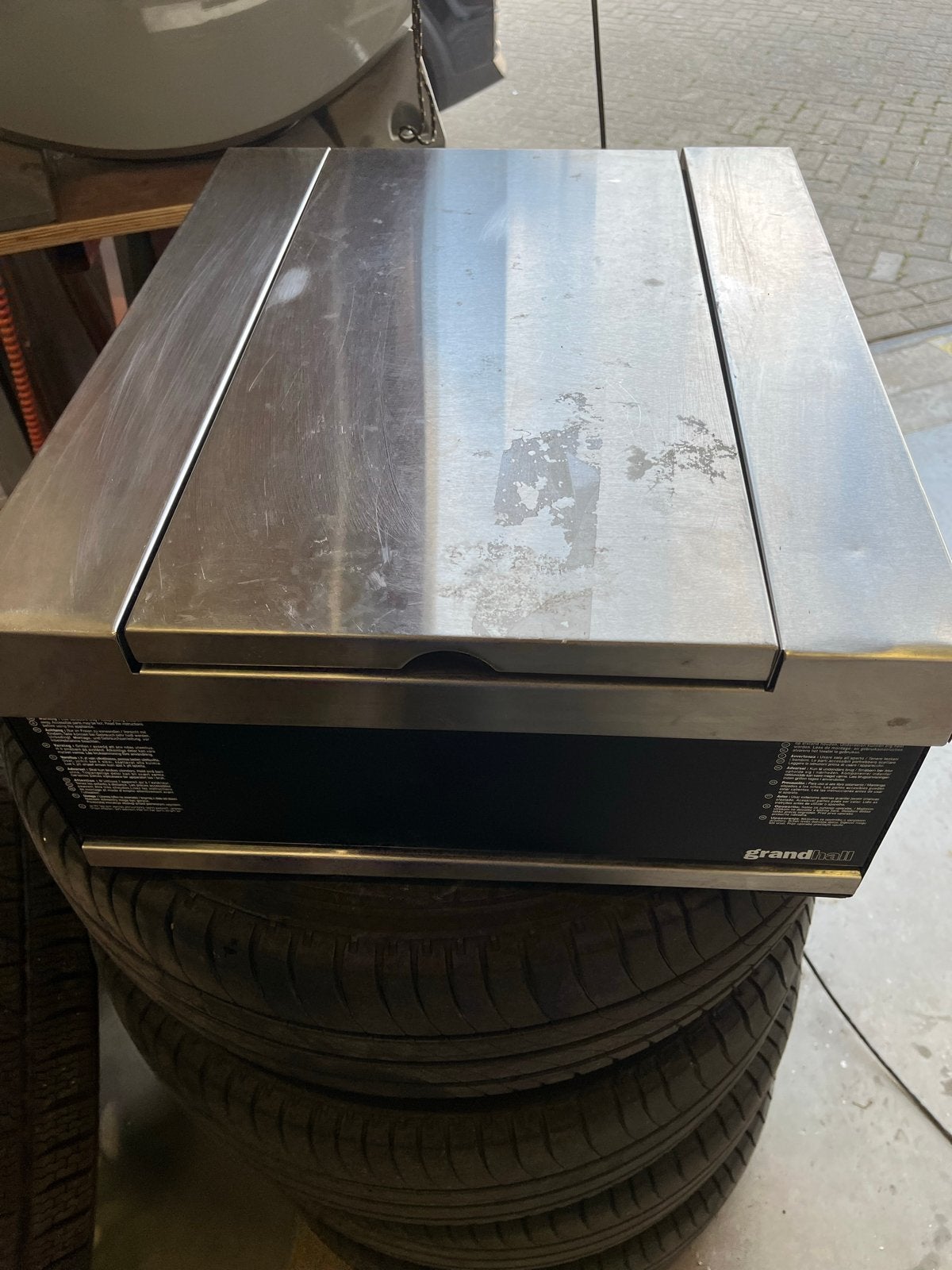 Grandhall wokbrander / barbecue !, Tuin en Terras, Ophalen of Verzenden, Gebruikt