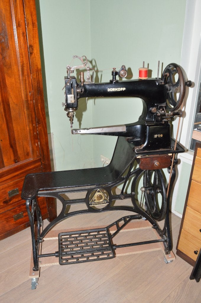 leder naaimachine durkopp 100 jaar, Ophalen, Gebruikt, Overige typen