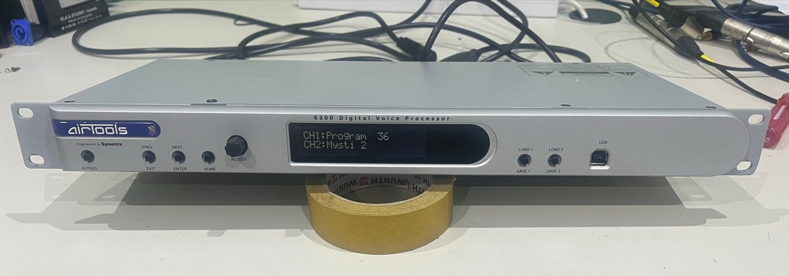 Symetrix Airtools 6200 Digitale Spraakprocessor, Ophalen of Verzenden, Gebruikt