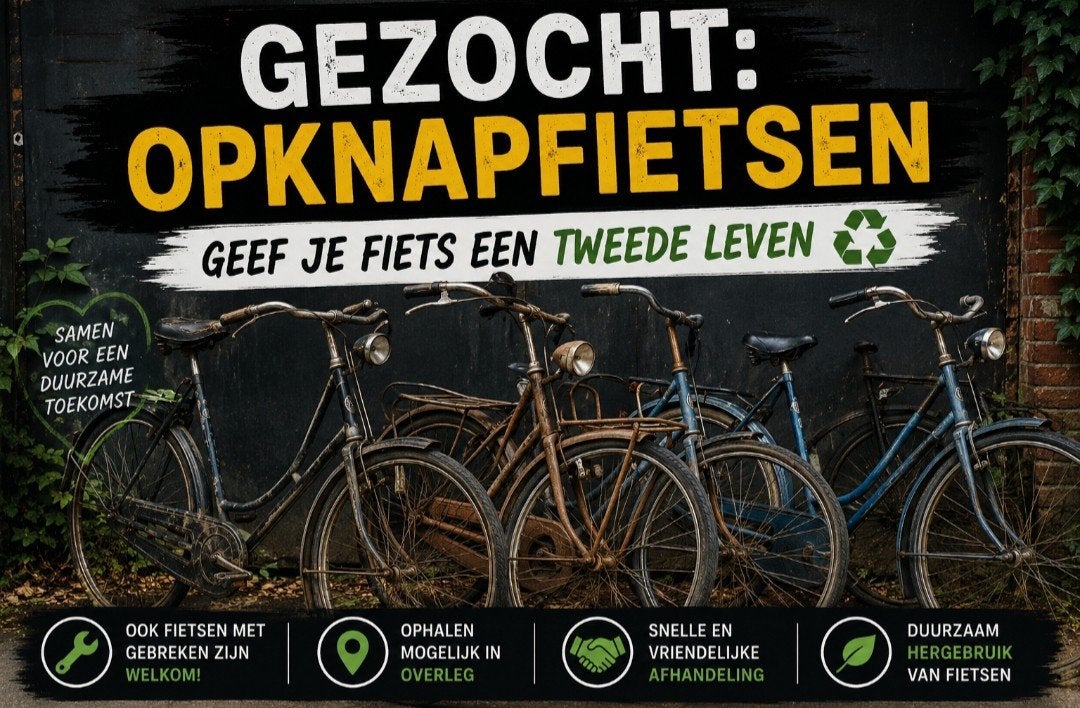 Gezocht: opknapfietsen, Fietsen en Brommers, Ophalen of Verzenden