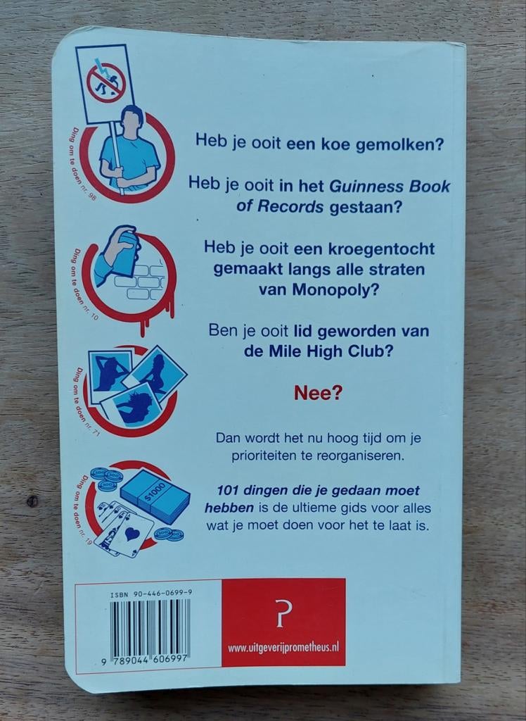 101 dingen die je gedaan moet hebben, Ophalen of Verzenden, Zo goed als nieuw