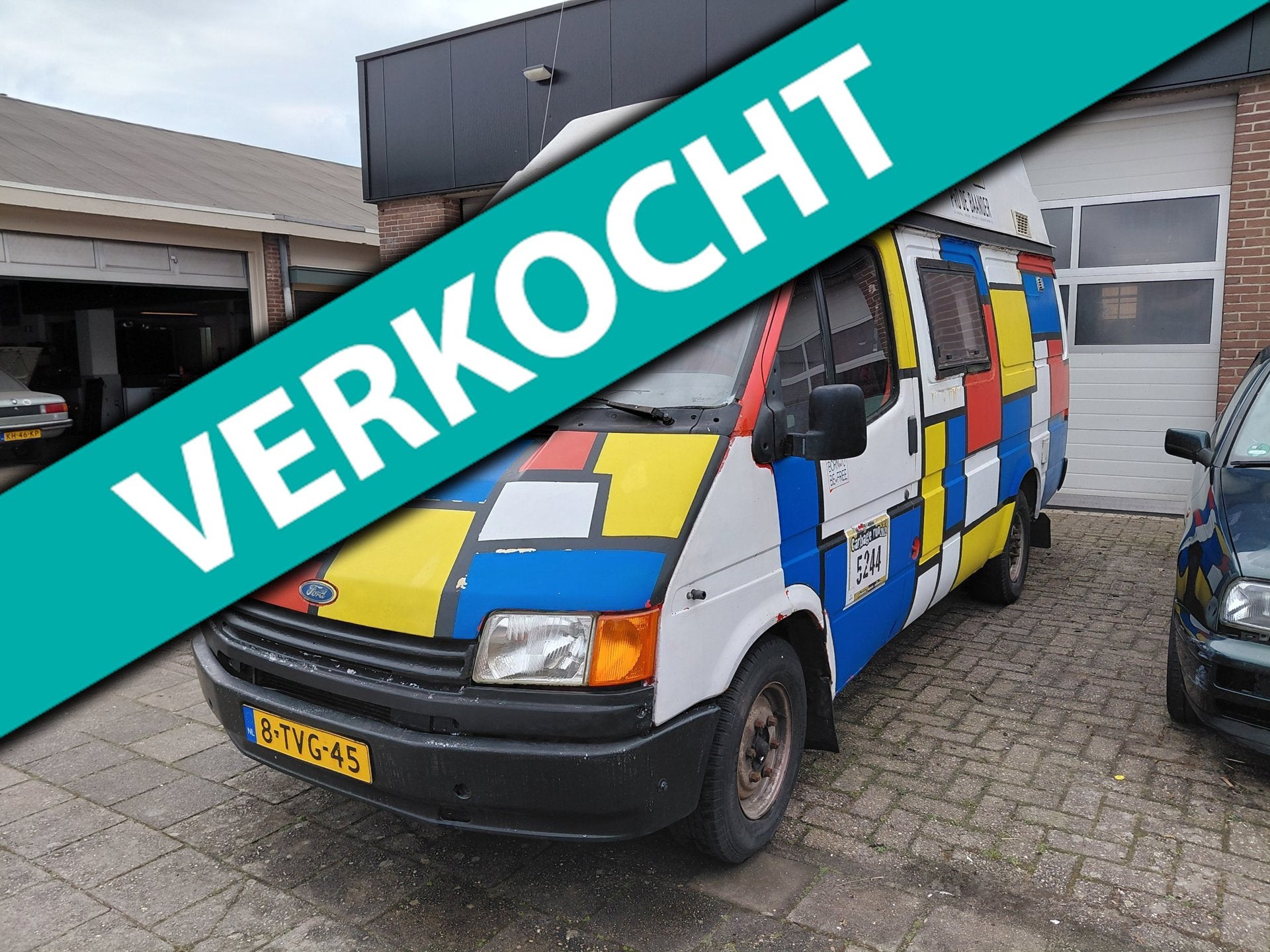 Ford TRANSIT 100L, Caravans en Kamperen, Buscamper of Camperbus, Fietsendrager, Bedrijf, Handgeschakeld