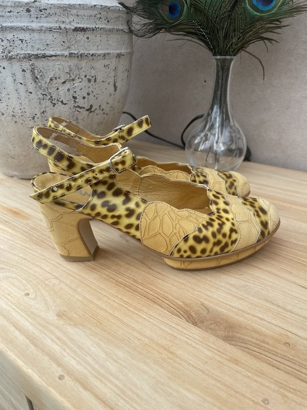 Waanzinnige hakken van designer Jan Jansen, Pumps, Verzenden, Geel, Jan Jansen