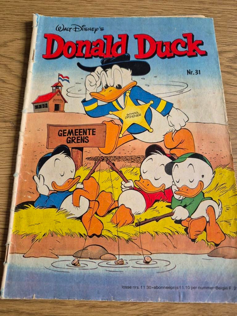 Donald Duck Nr. 31 uit 1980 - Klassiek Stripboek, Eén stripboek, Ophalen of Verzenden, Gelezen, Walt Disney