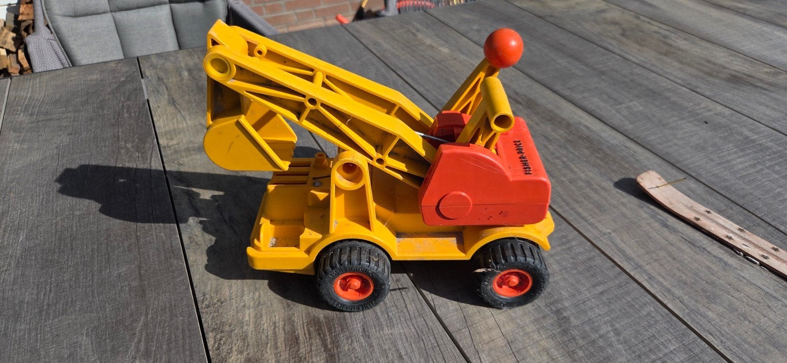 Fisher-Price Vintage Graafmachine, Ophalen, Gebruikt, Auto of Voertuig