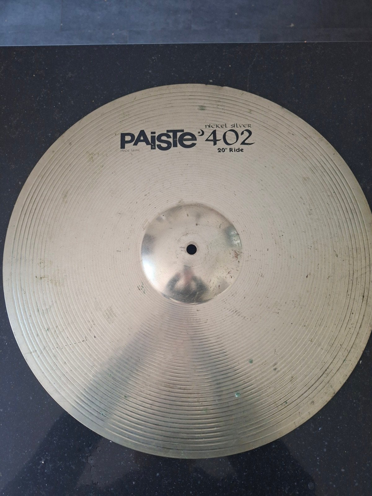 Paiste 402 20" Ride Bekken - Gebruikt, Ophalen of Verzenden, Gebruikt, Overige soorten