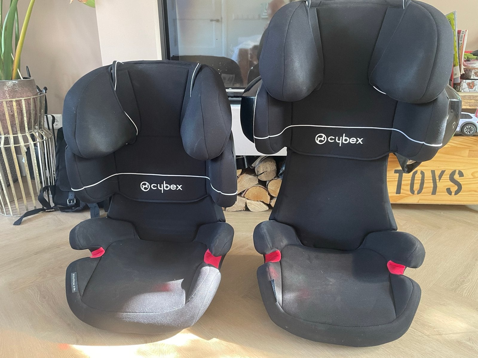 2x Cybex Solution X-Fix autostoel 3-12 jaar, Kinderen en Baby's, Autostoeltjes, Ophalen, Autogordel of Isofix, Gebruikt, 15 t/m 36 kg