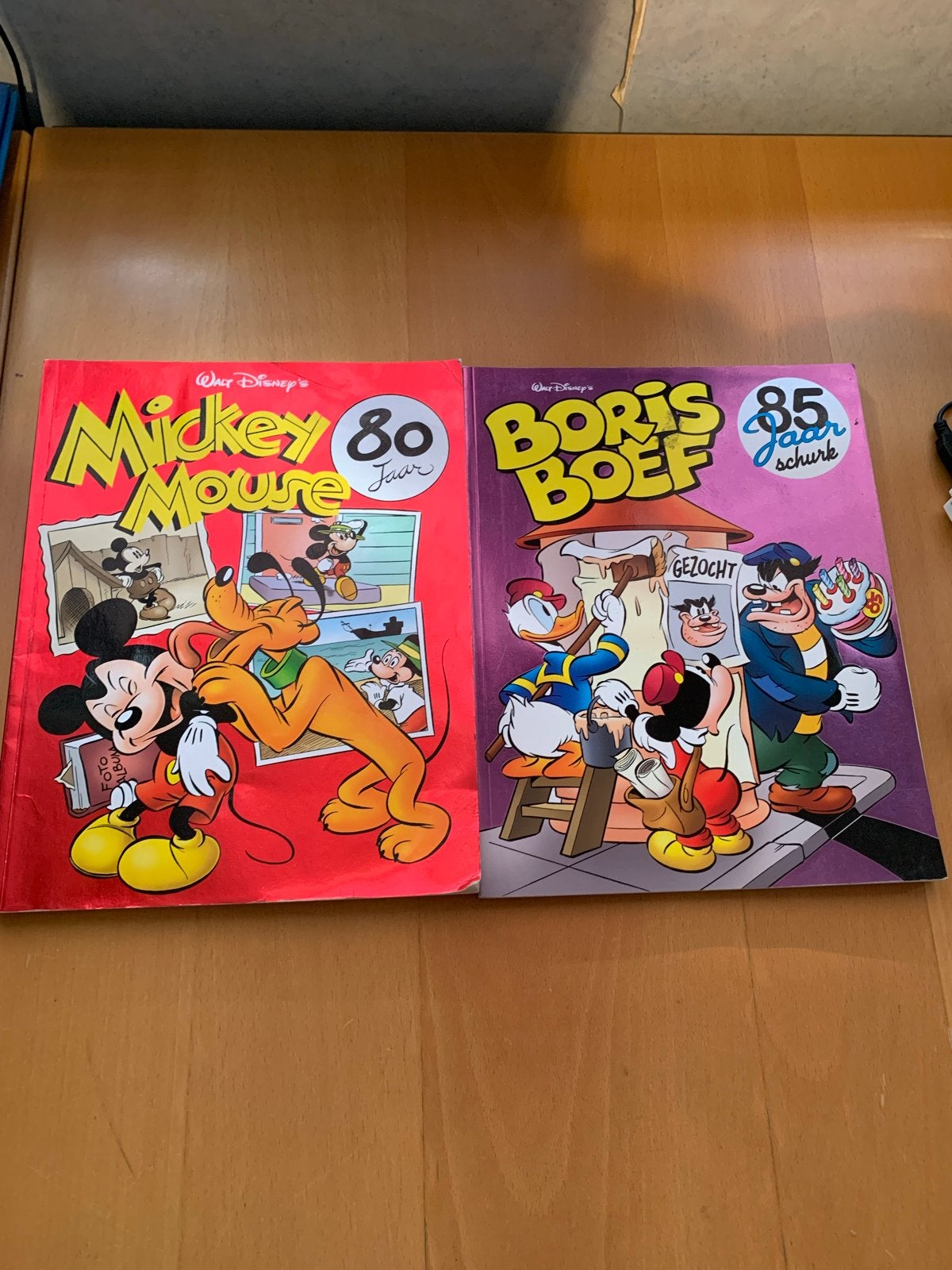 Mickey Mouse & Boris Boef stripboeken, Meerdere stripboeken, Ophalen of Verzenden, Gelezen