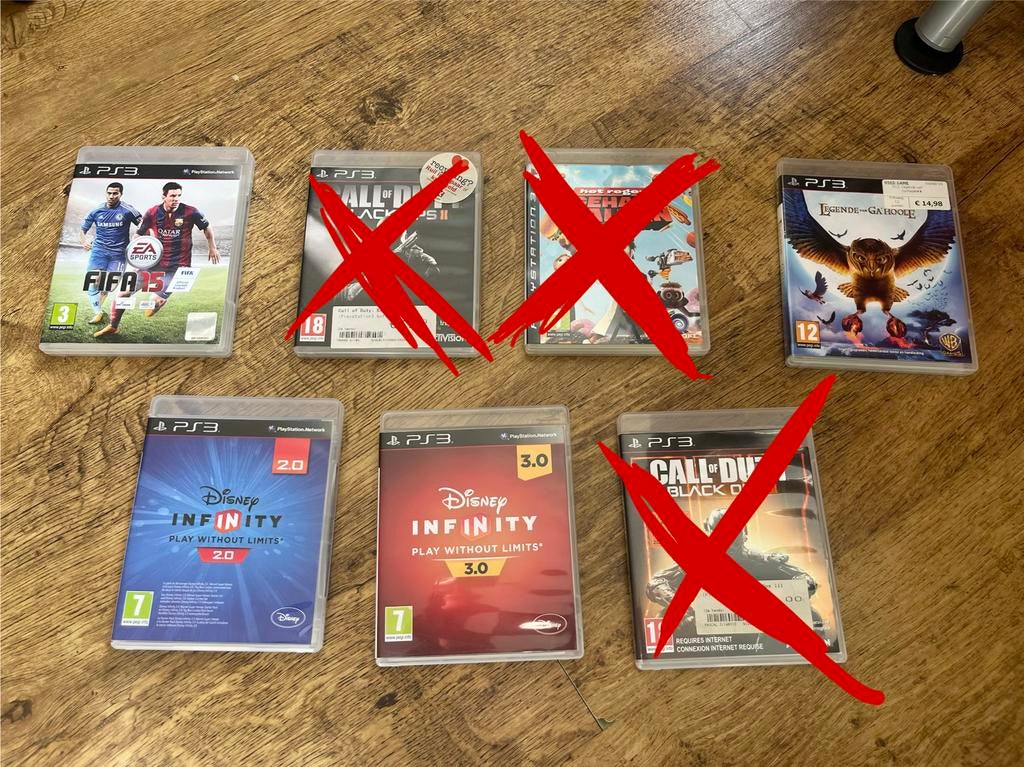 5x playstation 3 spellen te koop, Spelcomputers en Games, Games | Sony PlayStation 3, Avontuur en Actie, Gebruikt, 2 spelers, Eén computer