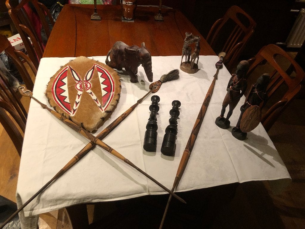 Afrika Kenia souvenirs, Ophalen, Hout, Gebruikt, Meerkleurig
