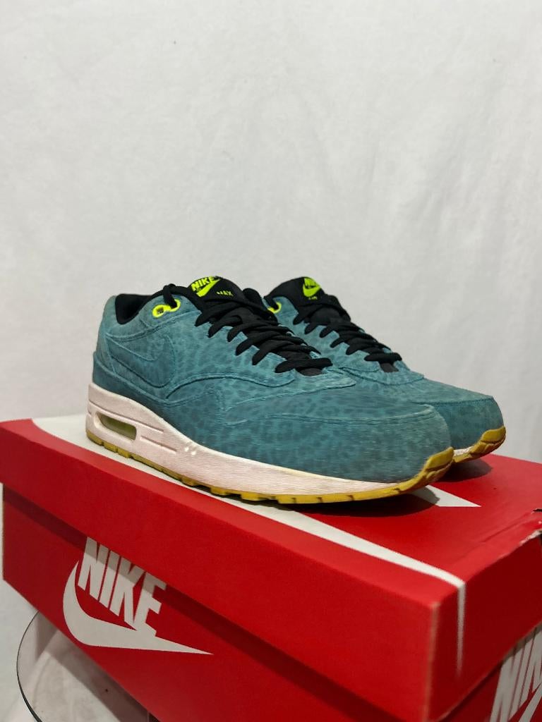 ALS NIEUW! Maat 43 - Nike Air Max 1 Leopard Blue, Nike, Nike, Nike, Nike