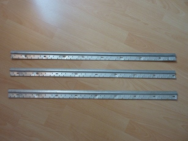 tapijtsluiting sluitstrip afwerking tapijt strip alluminium, Huis en Inrichting, Ophalen, Minder dan 50 cm, Gebruikt, 50 tot 100 cm
