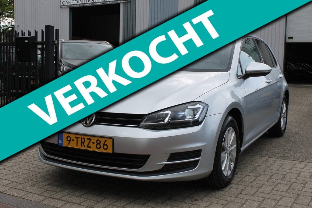 Volkswagen Golf 1.2 TSI 105PK 6 Bak Navi LED Clima Cruise Tr, Voorwielaandrijving, Euro 5, Stof, Gebruikt