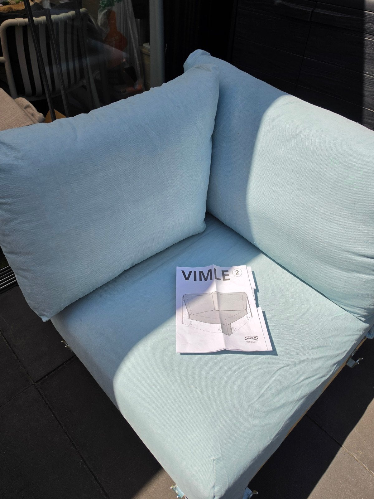 Vimle hoek element, Ophalen, Eenpersoons, 75 tot 100 cm, Zo goed als nieuw