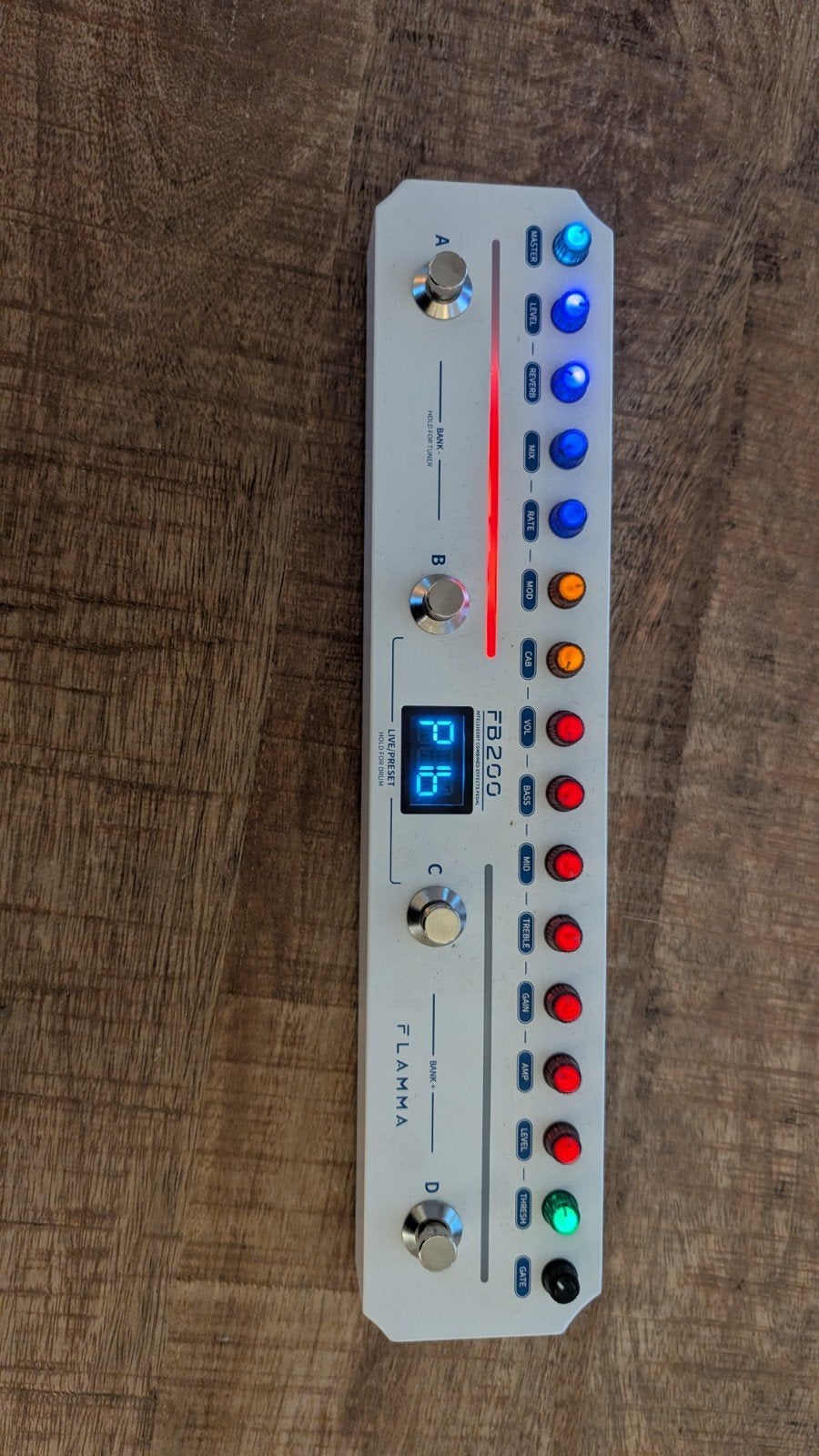 Flamma FB200 Bass Multi-Effect Pedaal, Ophalen of Verzenden, Zo goed als nieuw, Delay of Echo