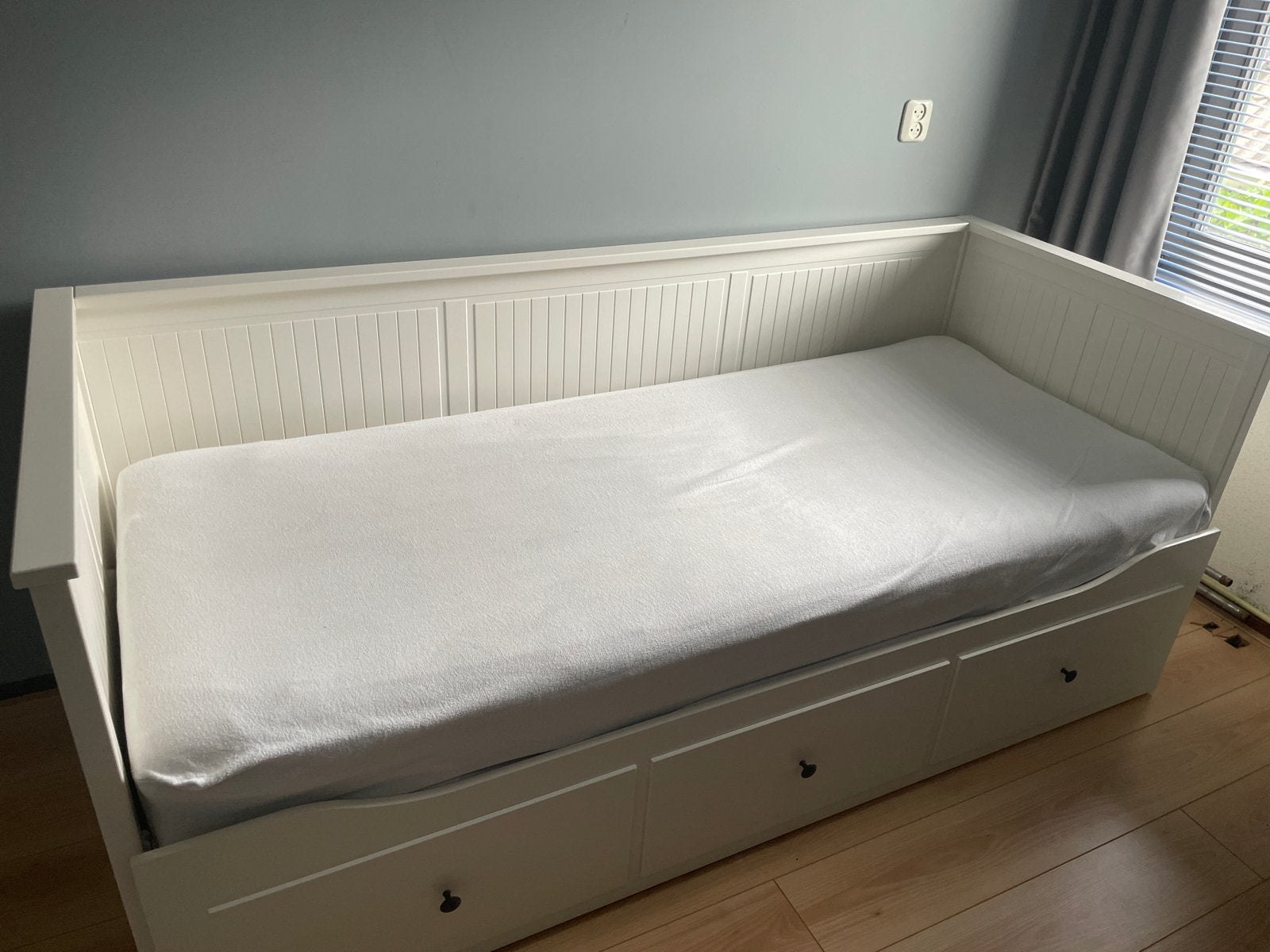 Eenpersoonsbed, Ophalen, Verstelbaar, Eenpersoons, Wit