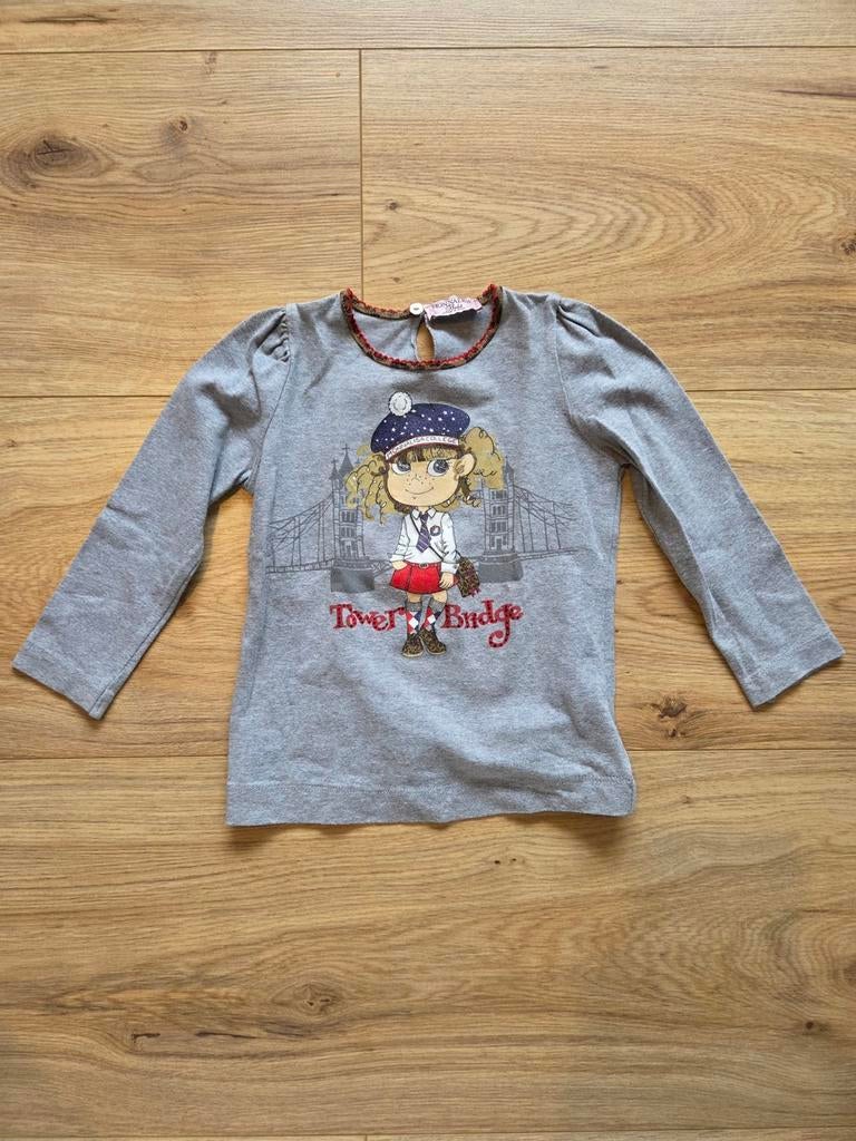 Longsleeve Monnalisa, maat 24 maanden, Kinderen en Baby's, Kinderkleding | Maat 92, Ophalen of Verzenden, Zo goed als nieuw, Meisje