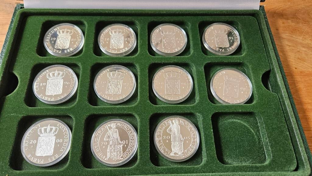 11x prachtige zilveren ducaten - 28,25 gram per stuk!, Vóór koninkrijk, Setje, Zilver, Overige waardes