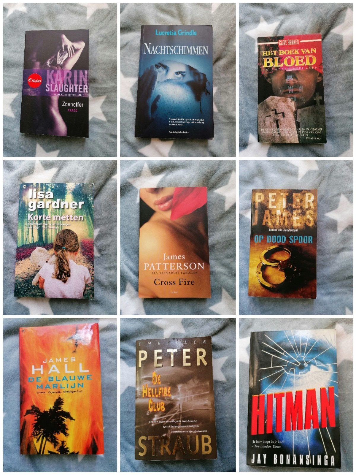 Pakket met 9 spannende thrillers, Boeken, Ophalen of Verzenden, Gelezen, Amerika