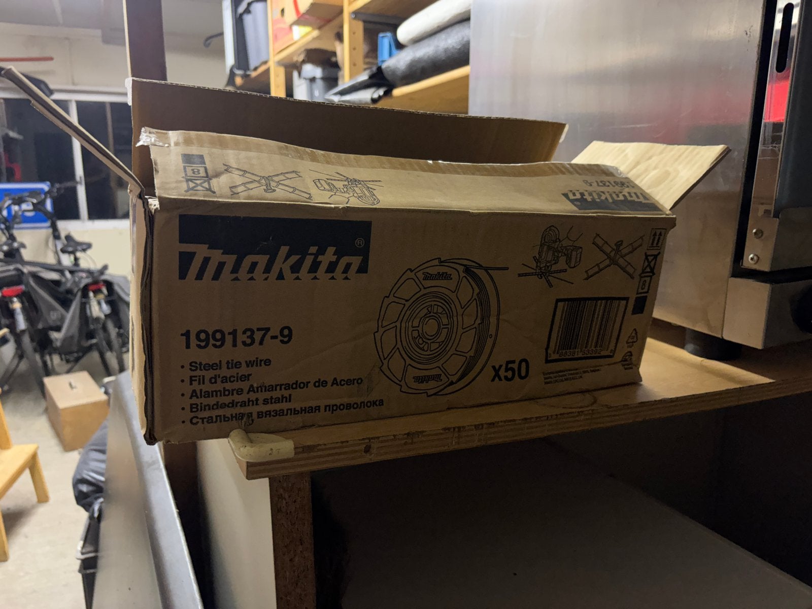 Makita 199137-9 Vlechtdraad 0,8mm voor DTR180 (50st), Ophalen of Verzenden, Zo goed als nieuw