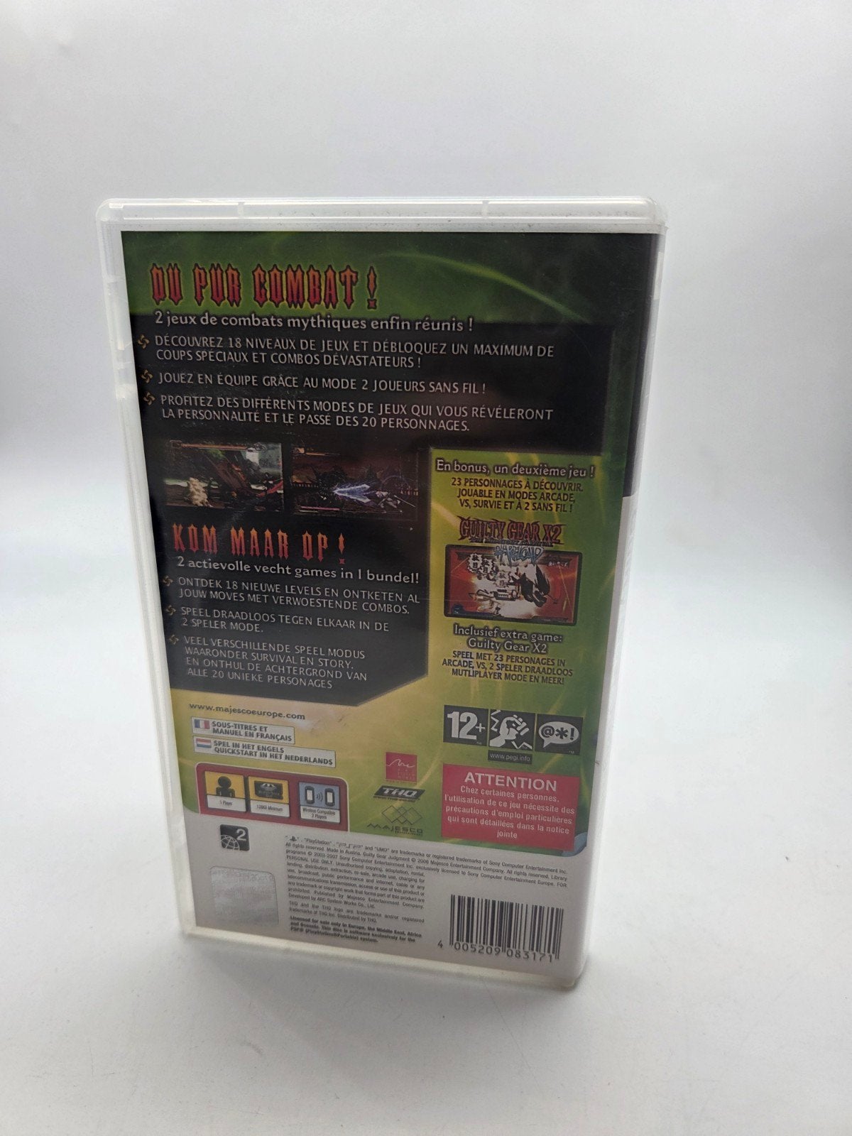 Guilty Gear Judgment PSP - Vechtgame met extra game, Gebruikt, Vechten, Niet van toepassing, Niet van toepassing