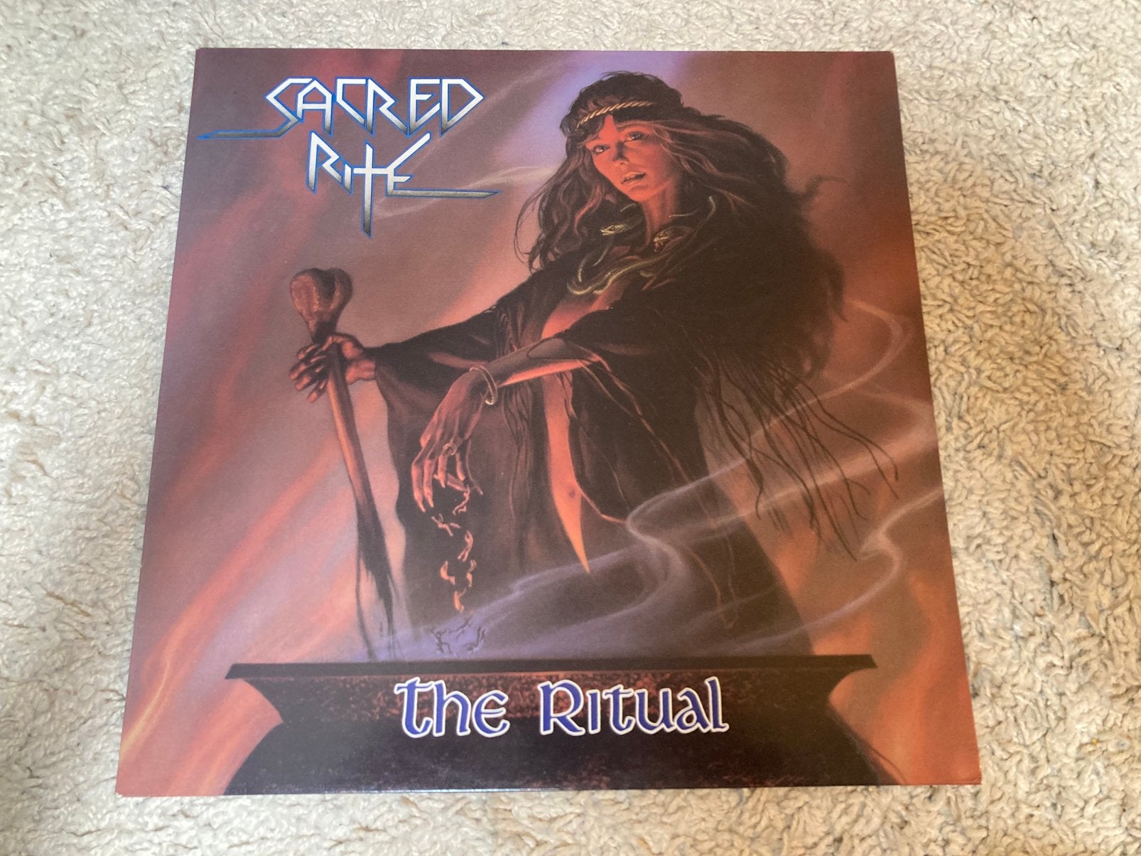 Sacred Rite - The Ritual LP (Heavy Metal Vinyl), Ophalen of Verzenden, Zo goed als nieuw