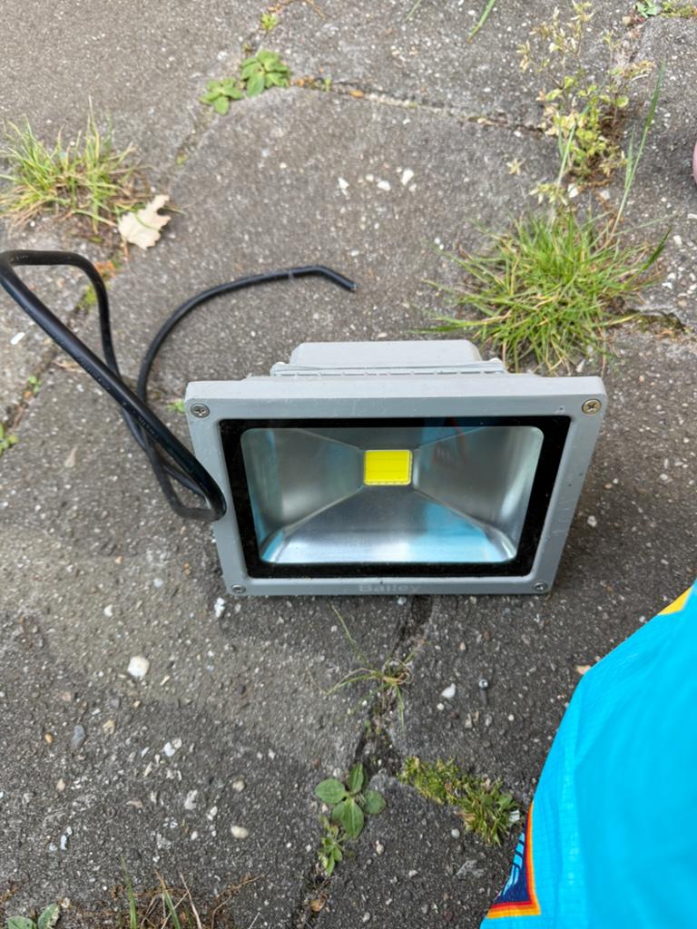 5 stuks bouwlampen/ terrein lampen, Ophalen, Zo goed als nieuw, Minder dan 50 watt