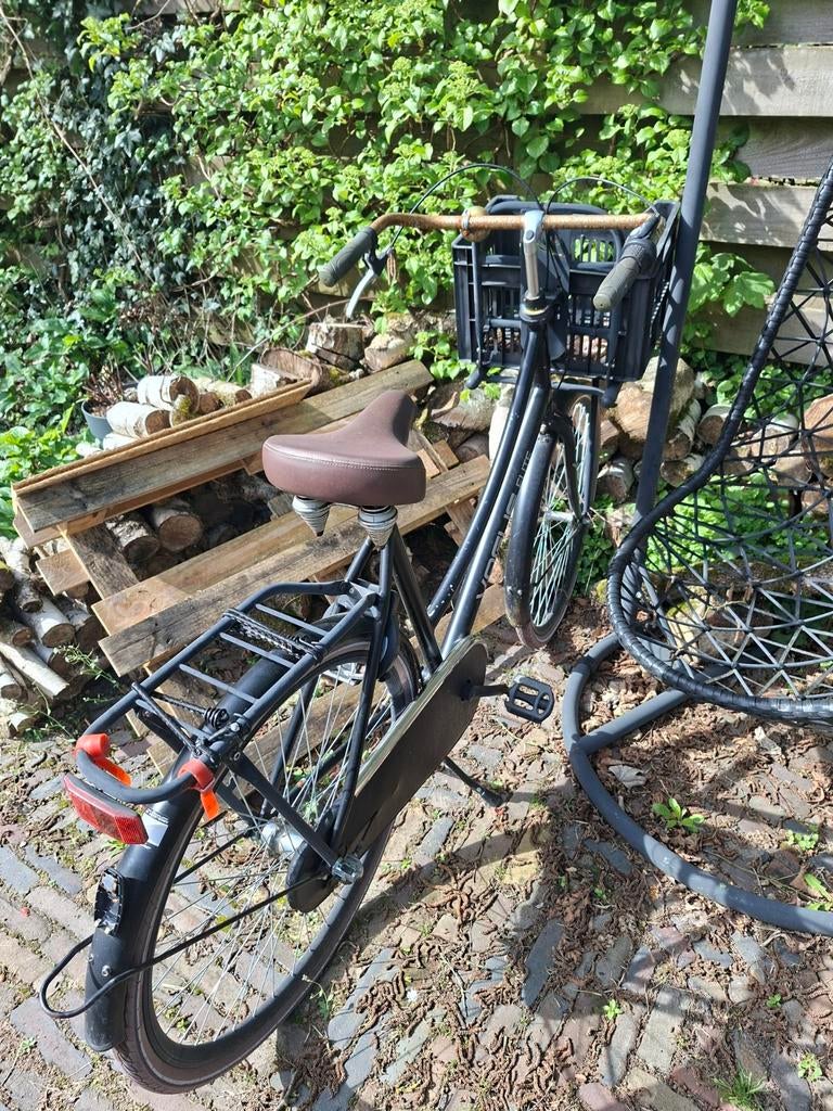 Vogue City Damesfiets met voordrager en mand, Fietsen en Brommers, Fietsen | Dames | Damesfietsen, Terugtraprem, 50 tot 53 cm