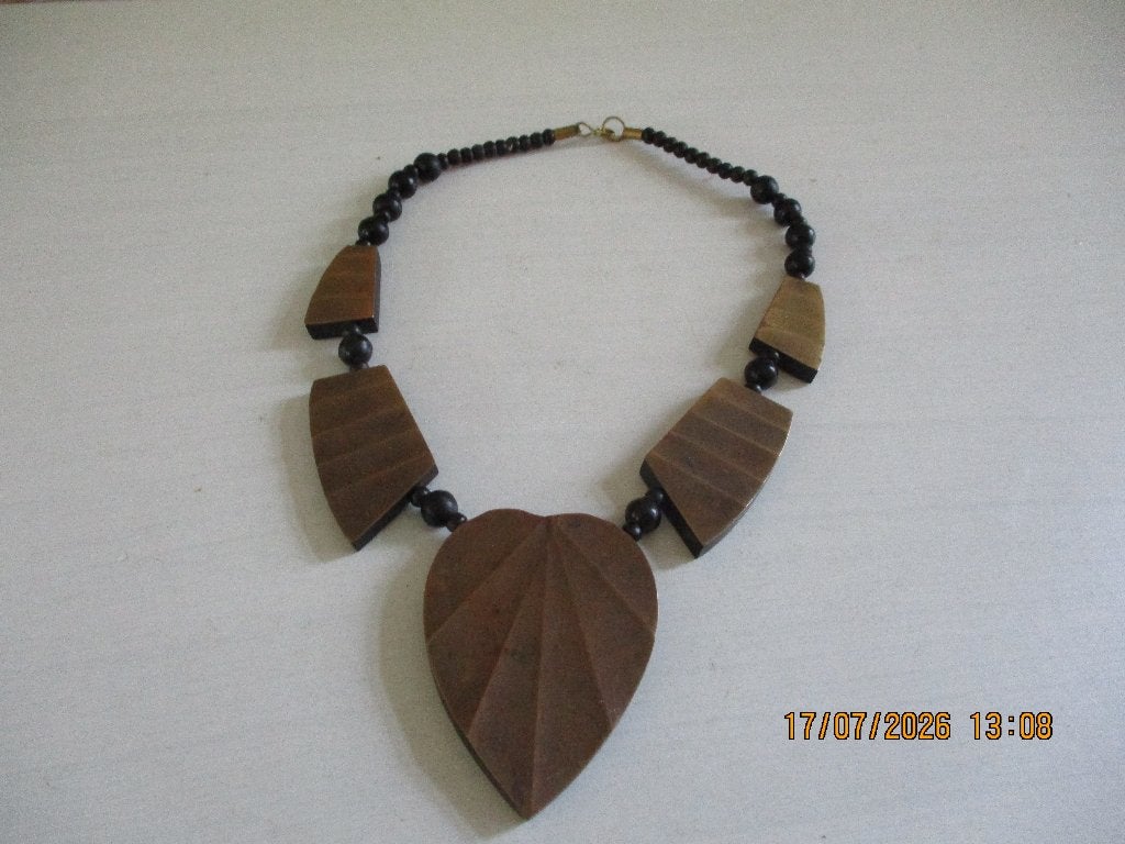 ketting koper op hoorn fraai.56 cm lang met hanger, Ophalen of Verzenden, Nieuw, Overige materialen, Met hanger