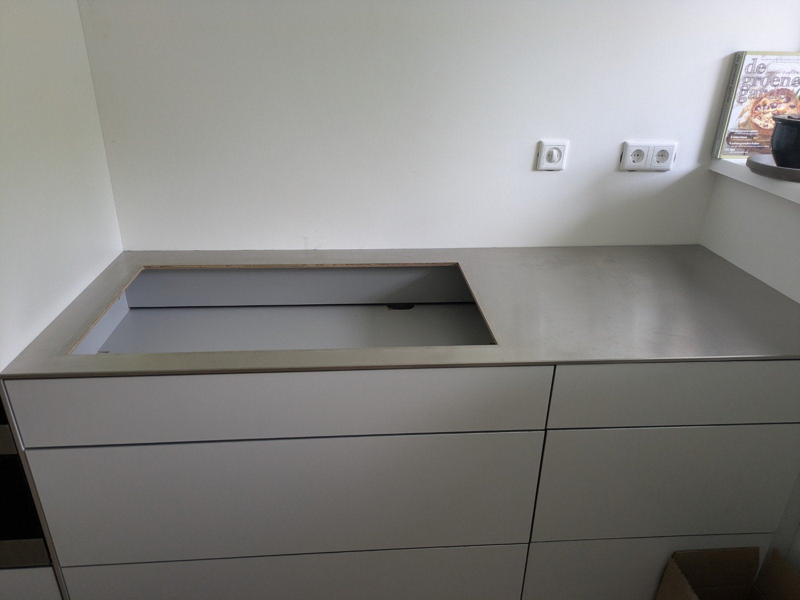 Bulthaup RVS Keukenblad, Huis en Inrichting, Ophalen, Zo goed als nieuw, 50 tot 75 cm, Minder dan 100 cm