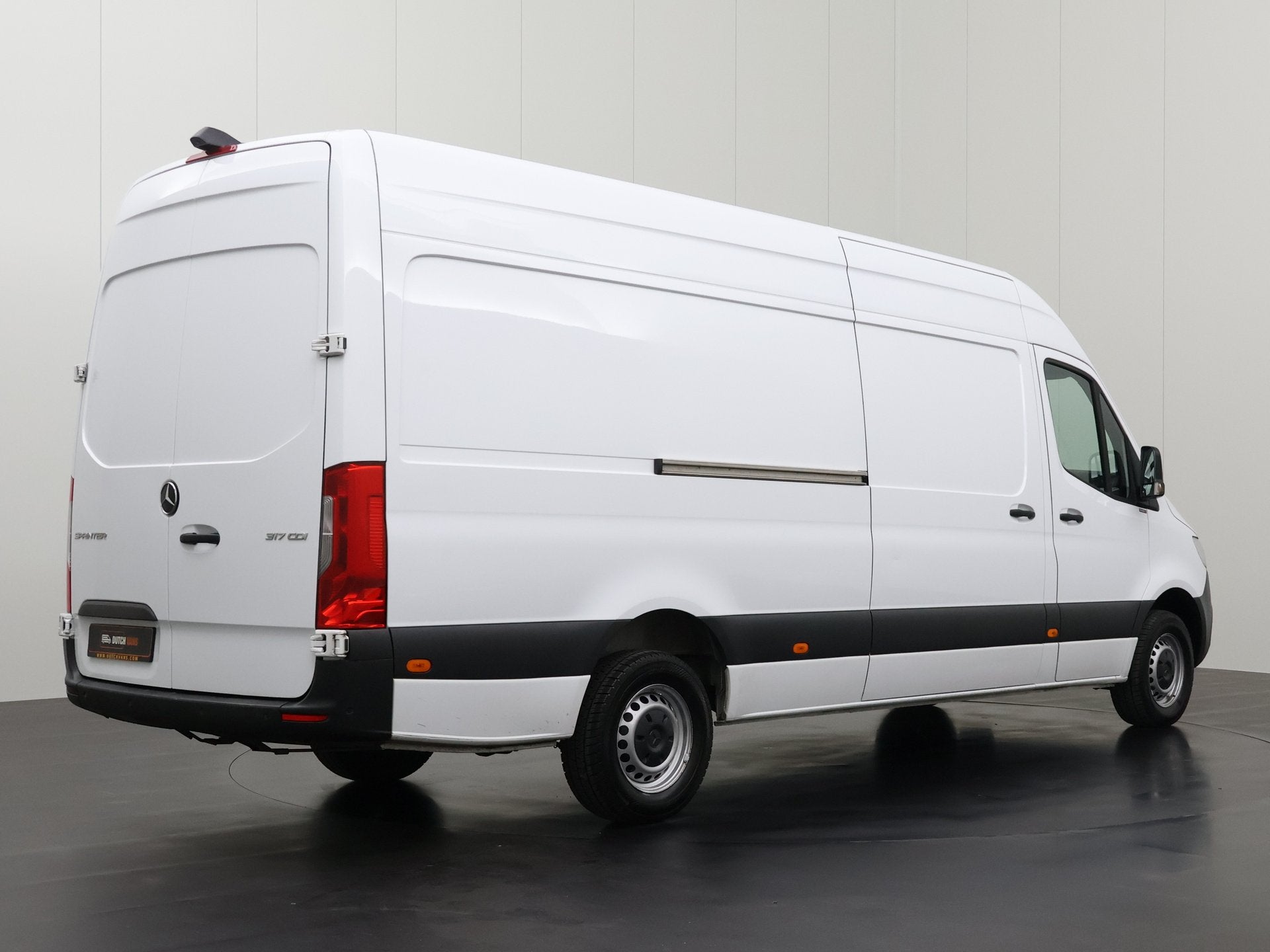 Mercedes-Benz Sprinter 317CDI L3H2 Maxi | Navigatie | Camera, Stof, Gebruikt, Multifunctioneel stuurwiel, Wit