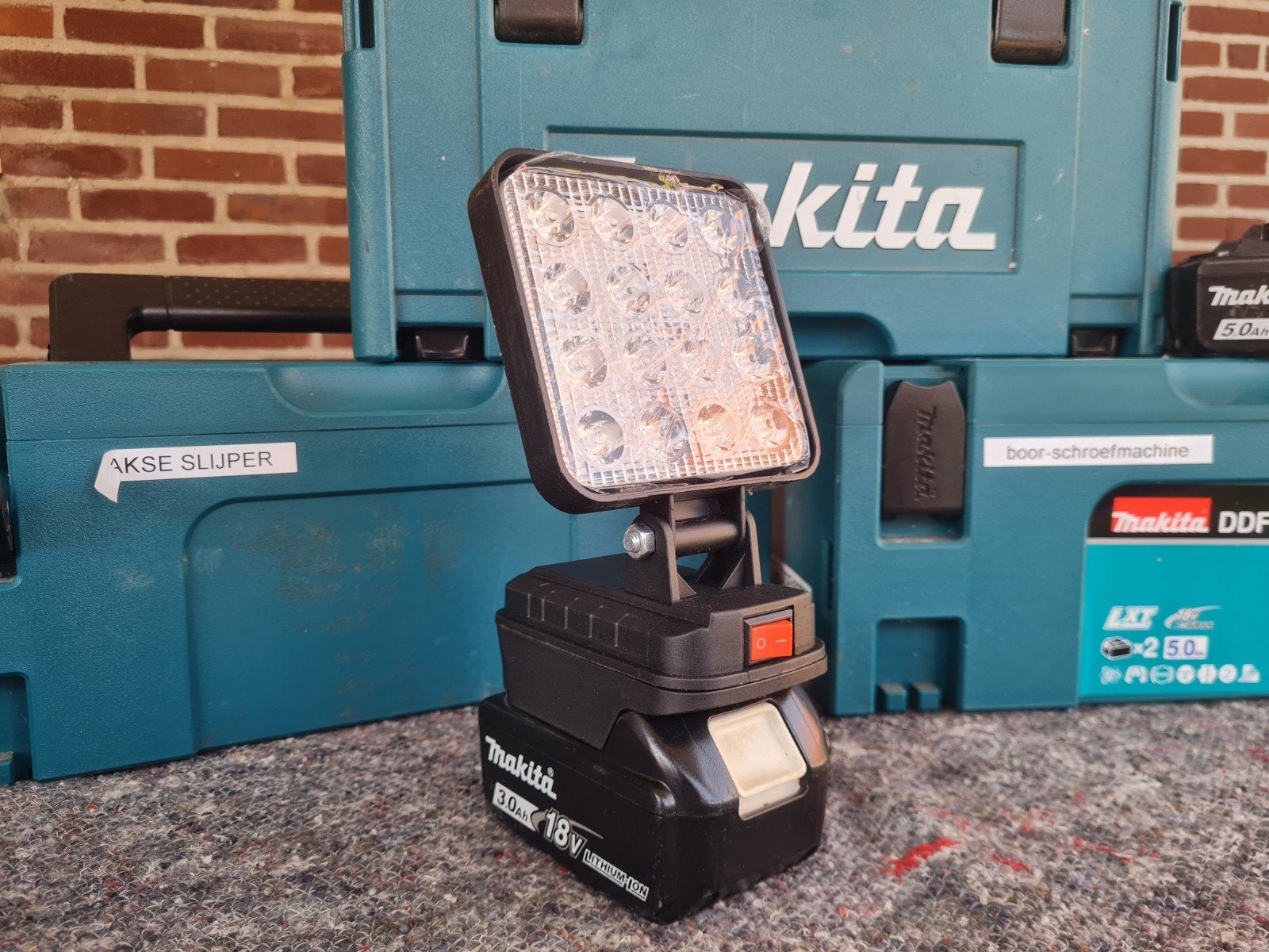 Super led lamp voor op uw Makita accu, Ophalen of Verzenden, Nieuw, Minder dan 50 watt, Lamp