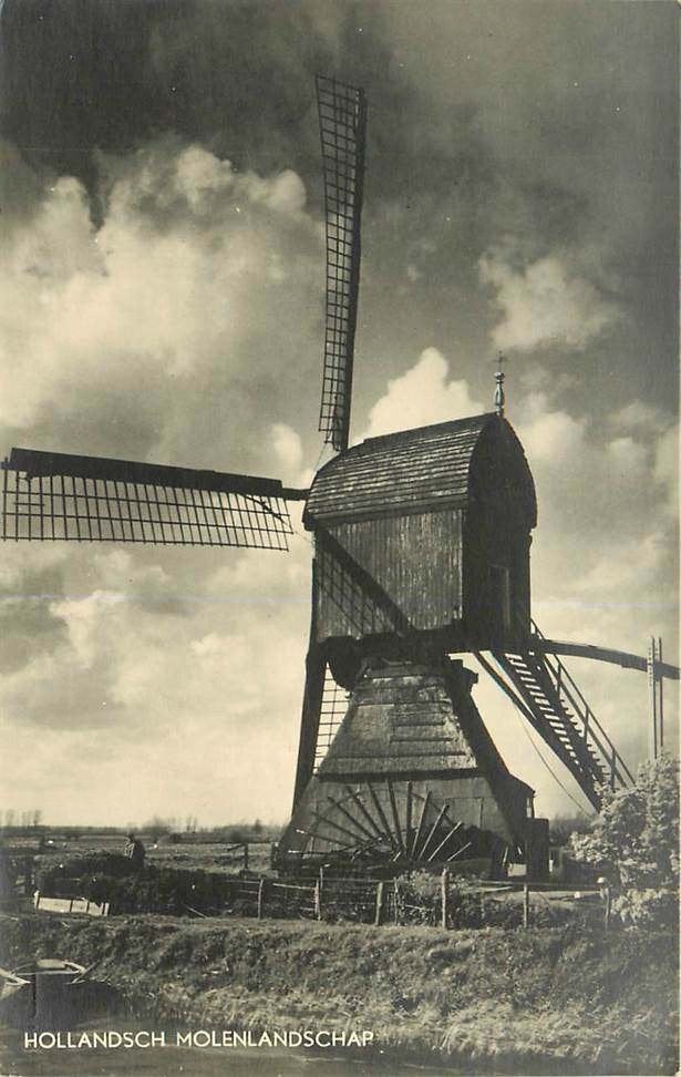304-016-017 Hei en Boeicop Hollandsch Molenlandschap, Verzenden, Voor 1920, Utrecht