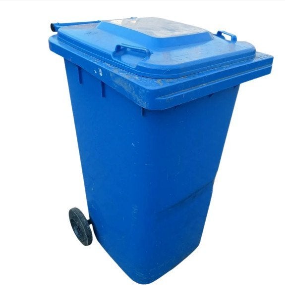 Blauwe kliko 240 liter (de grotere), 40 liter of meer, Ophalen, Zo goed als nieuw, Kunststof