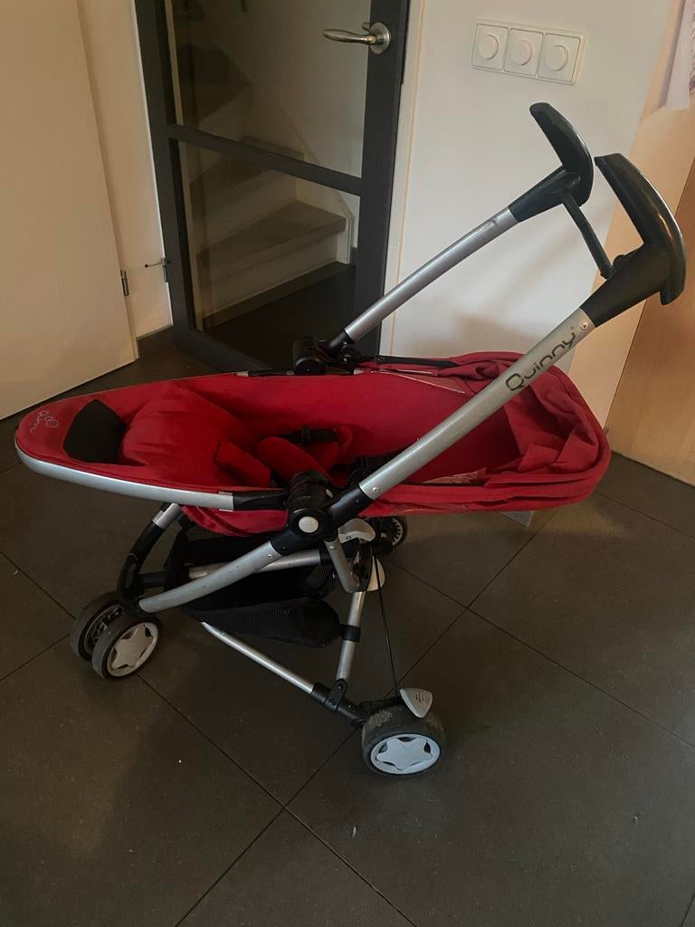 Quinny Zapp Xtra Rood met Slaapzak & Regenhoes, Ophalen, Gebruikt, Kinderwagen, Quinny
