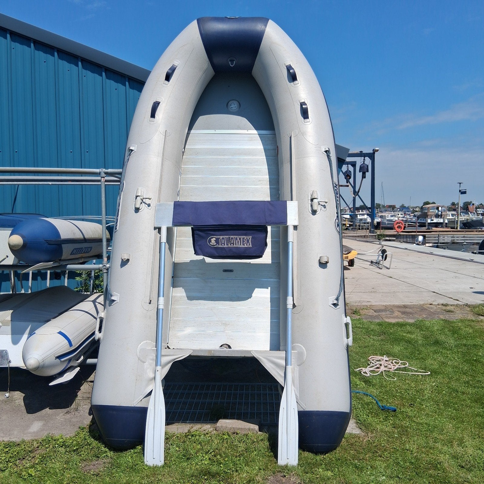 Talamex TLX 350 rubberboot met 6pk Yamaha 4-takt motor, Watersport en Boten, Aluminium, Gebruikt, 6 pk, 20 cm