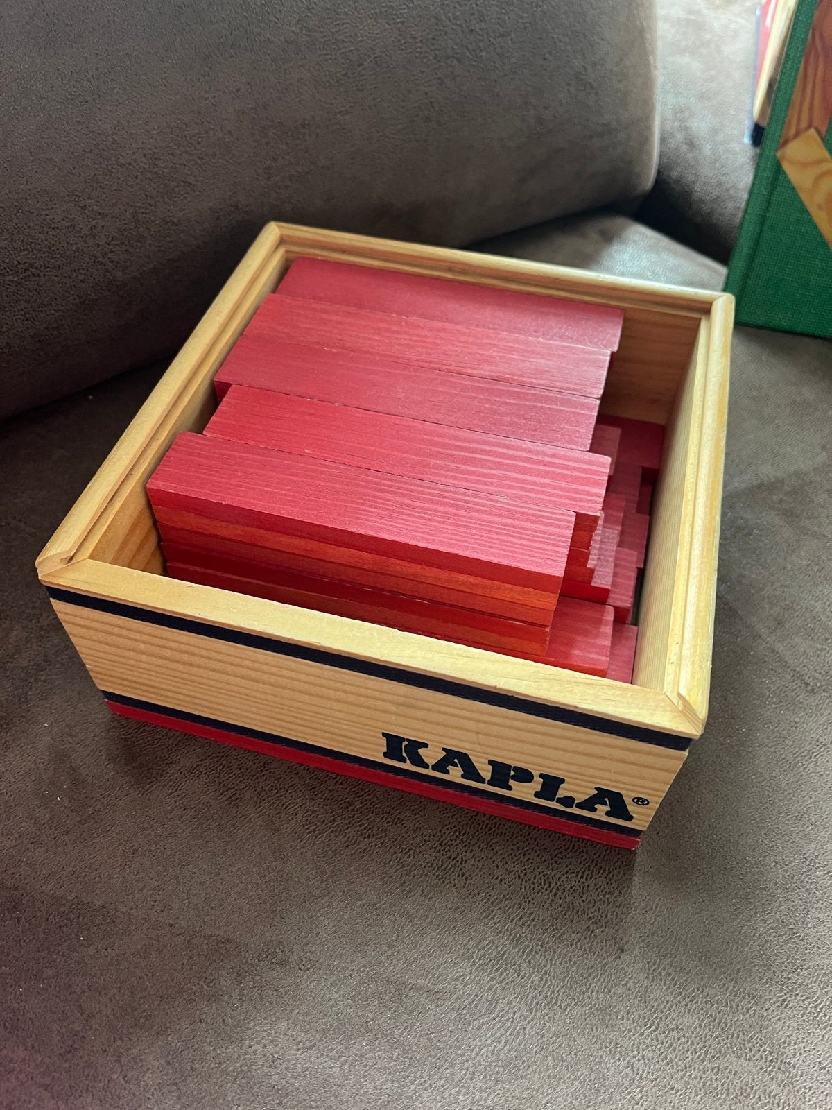 Kapla bouwblokjes rood - 2 sets a 40 stuks (evt. per set), Ophalen of Verzenden, Gebruikt, Overige merken