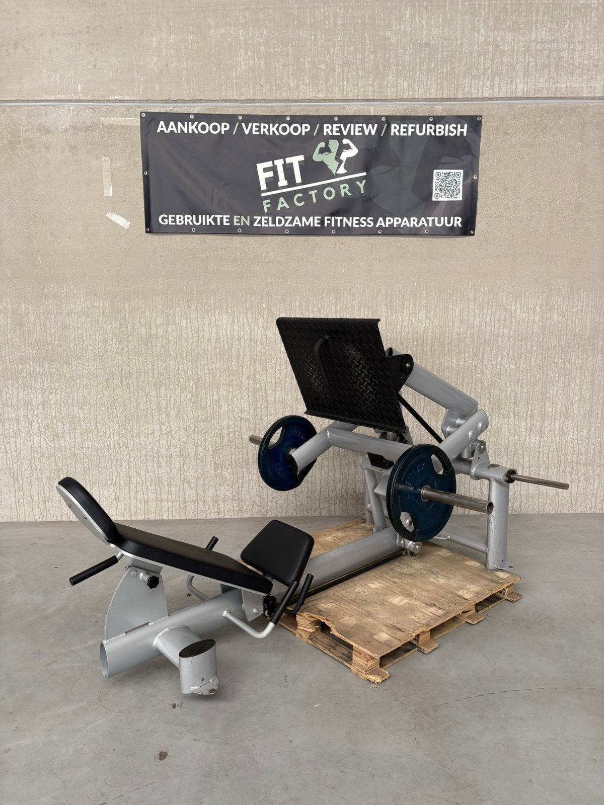 Gym80 squat press leg press, Sport en Fitness, Fitnessmaterialen, Ophalen of Verzenden, Zo goed als nieuw, Rug, Overige typen