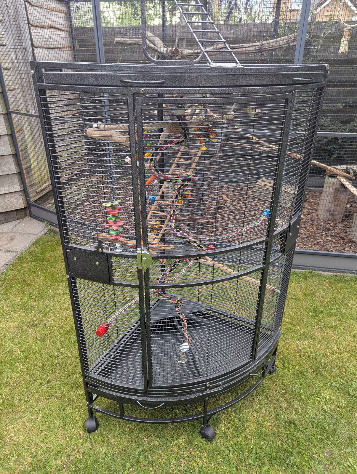 keddoc hoekkooi / binnenvoliere, Ophalen, Aluminium, Vogelkooi