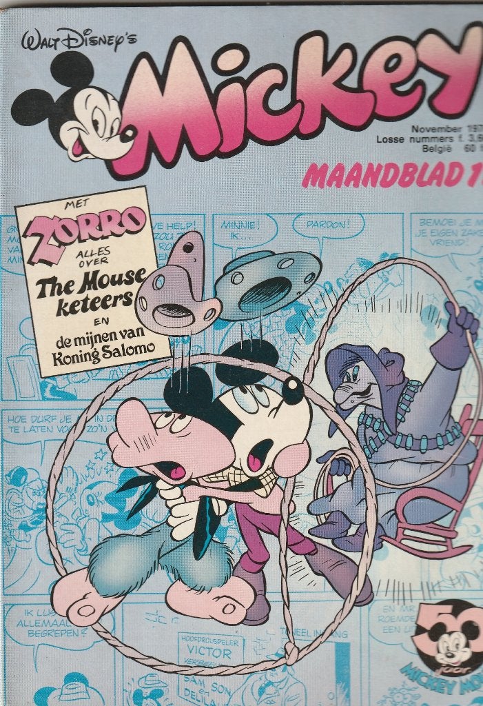 Mickey maandblad november 1978, Boeken, Eén stripboek, Ophalen of Verzenden