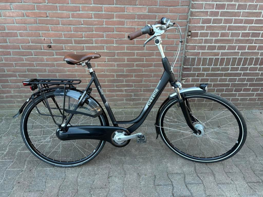 Te koop super mooie Gazelle Orange C7+ damesfiets 57cm 7v, Versnellingen, Zo goed als nieuw, Gazelle, 56 cm of meer